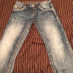 Men’s rock revival jeans sz 32 regular. Bootcut